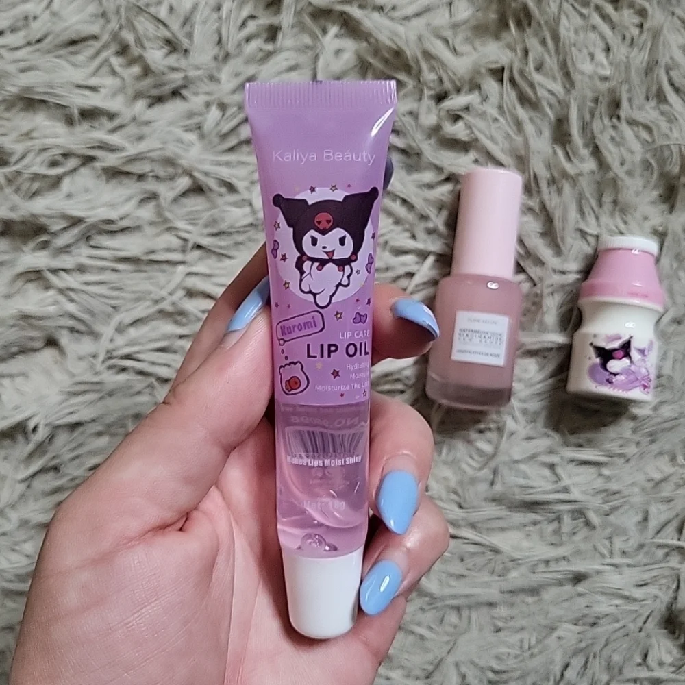 Beauty Bundle Glow Recipe Niacinamide Dew Drops Kuromi Lip Oil Lip Stain Face ✨️